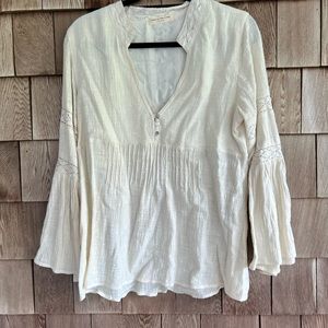 Spell white boho top, size L